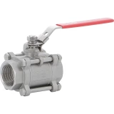 Vanne boisseau sphérique 3 pièces avec tirants extérieurs en inox F/F PN63