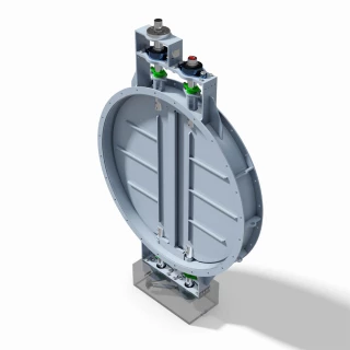 Vanne registre à volets multiples type AMM705