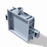 Vanne registre à persiennes à lames orientables avec système d'étanchéité à l'air pour une étanchéité totale à 100% type AMM710T