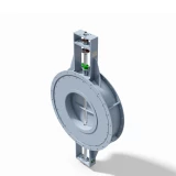 Vanne registre papillon avec revêtement fibre type AMM785