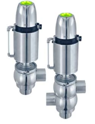 Vannes à clapet et à double siège